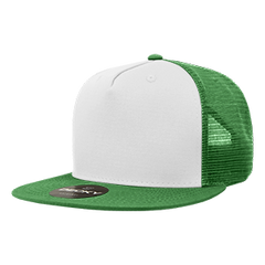 Decky 1040 5-Panel High Profile Structured Cotton Blend Trucker Hat