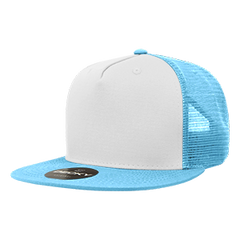 Decky 1040 5-Panel High Profile Structured Cotton Blend Trucker Hat