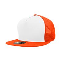 Decky 1040 5-Panel High Profile Structured Cotton Blend Trucker Hat