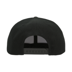 DECKY 1045 6-Panel High Profile Structured Plaid Bill Snapback Hat, Black/Red