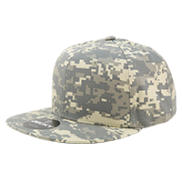 DECKY 1047 6-Panel High Profile Structured Camo Snapback Hat