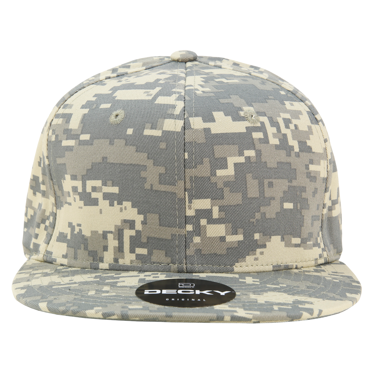 DECKY 1047 6-Panel High Profile Structured Camo Snapback Hat