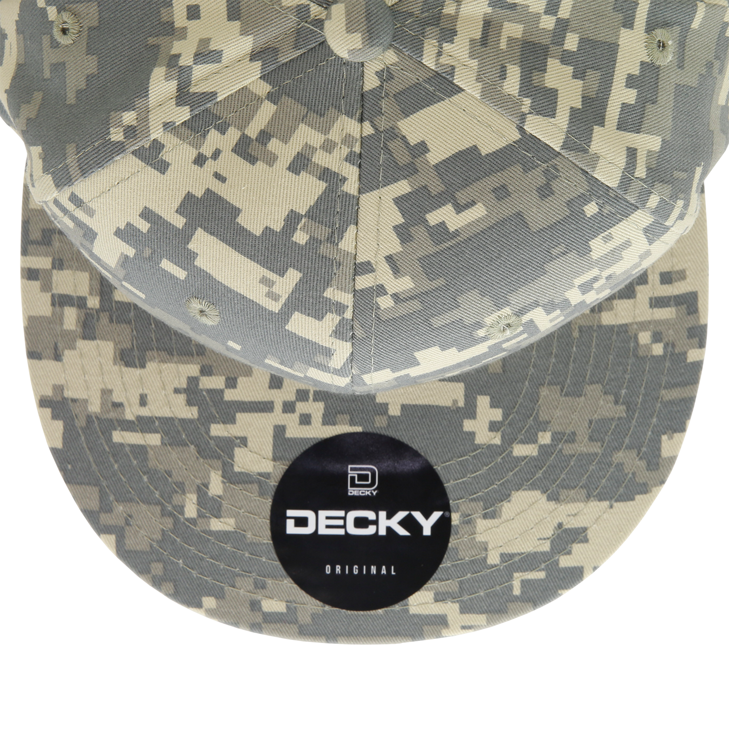 DECKY 1047 6-Panel High Profile Structured Camo Snapback Hat