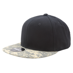 DECKY 1047 6-Panel High Profile Structured Camo Snapback Hat