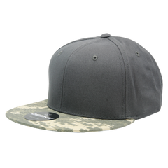 DECKY 1047 6-Panel High Profile Structured Camo Snapback Hat
