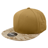 DECKY 1047 6-Panel High Profile Structured Camo Snapback Hat