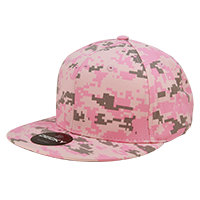 DECKY 1047 6-Panel High Profile Structured Camo Snapback Hat