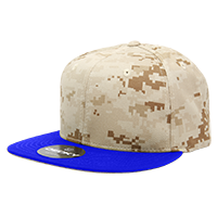 DECKY 1047 6-Panel High Profile Structured Camo Snapback Hat