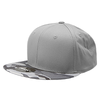 DECKY 1047 6-Panel High Profile Structured Camo Snapback Hat