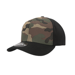 DECKY 1048 6-Panel Mid Profile Structured Camo Cap