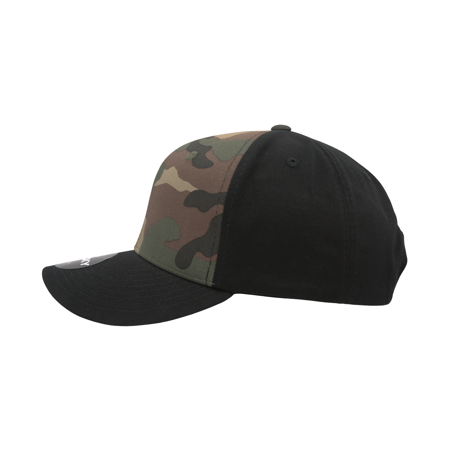 DECKY 1048 6-Panel Mid Profile Structured Camo Cap