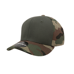 DECKY 1048 6-Panel Mid Profile Structured Camo Cap