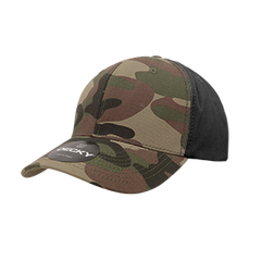 DECKY 1048 6-Panel Mid Profile Structured Camo Cap