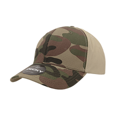 DECKY 1048 6-Panel Mid Profile Structured Camo Cap