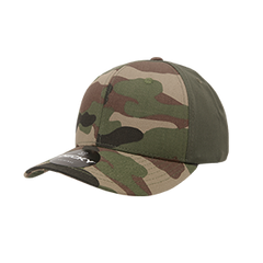 DECKY 1048 6-Panel Mid Profile Structured Camo Cap