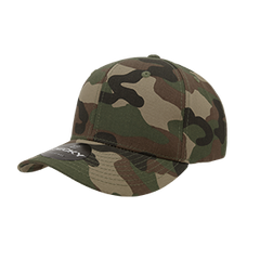 DECKY 1048 6-Panel Mid Profile Structured Camo Cap