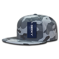DECKY 1049 6-Panel High Profile Structured Camo Snapback Hat