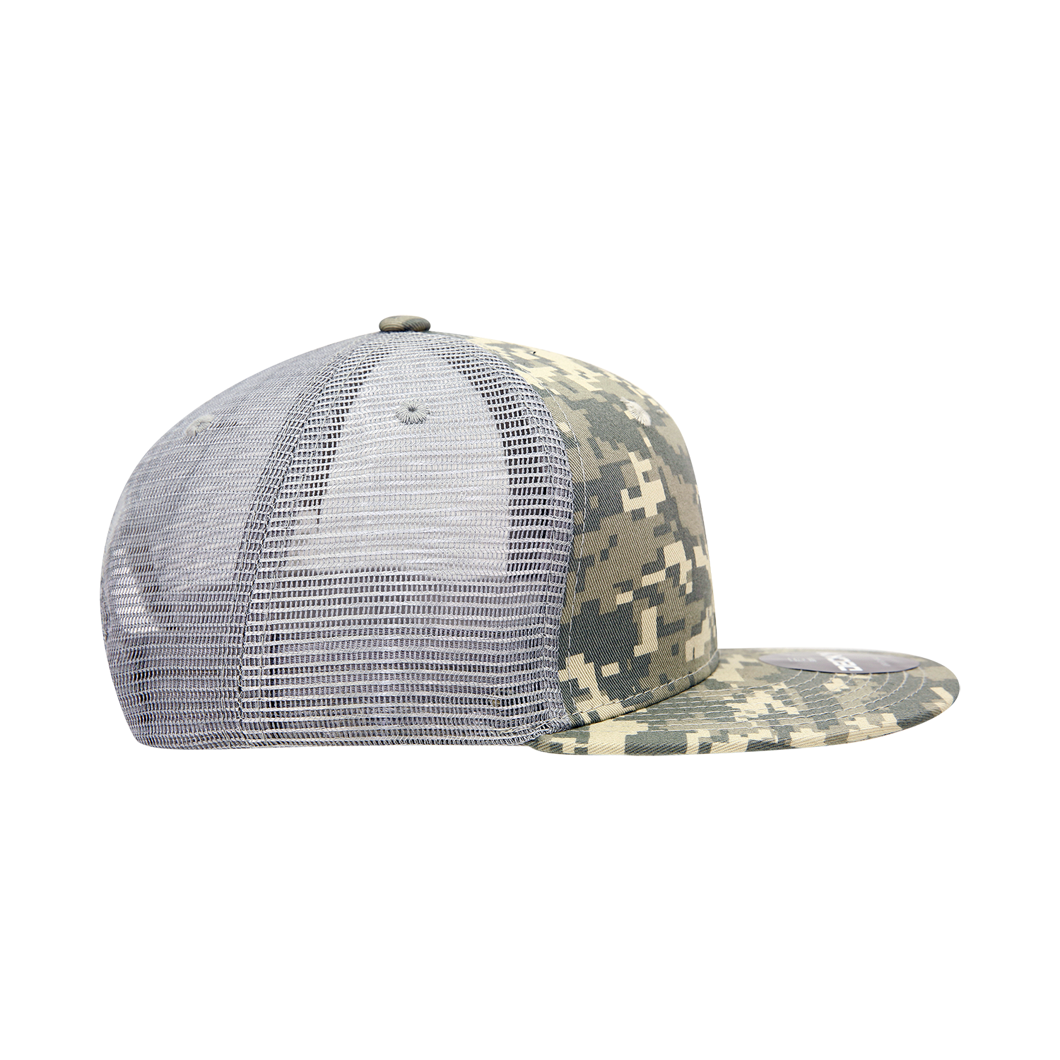 DECKY 1055 6-Panel High Profile Structured Camo Trucker Hat