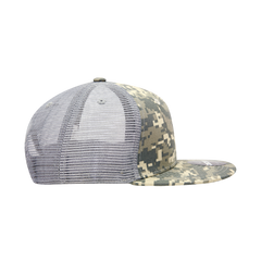 DECKY 1055 6-Panel High Profile Structured Camo Trucker Hat