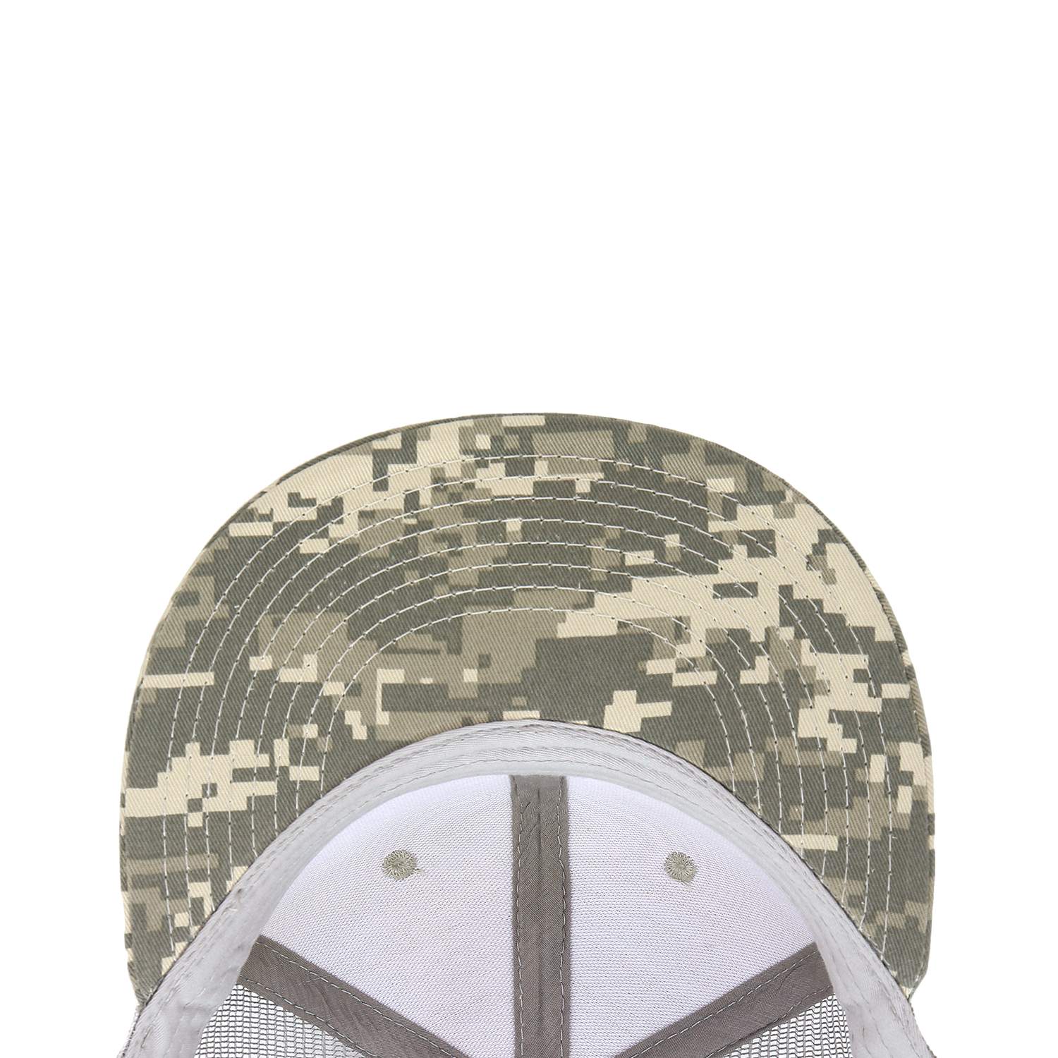 DECKY 1055 6-Panel High Profile Structured Camo Trucker Hat