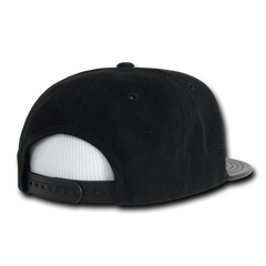 Decky 1071 High Profile Structured Vinyl Snapback Cap