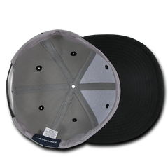 DECKY 1078 6-Panel High Profile Structured Piped Snapback Hat