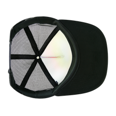 DECKY 1079 5-Panel High Profile Structured Tie Dye Trucker Hat, Rainbow