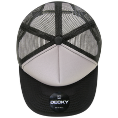 DECKY 1080 5-Panel High Profile Structured Foam Trucker Hat