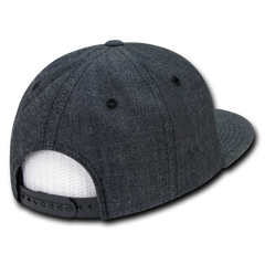 DECKY 1094 6-Panel High Profile Structured Denim Snapback