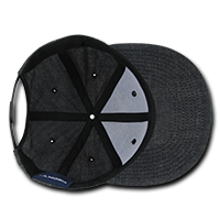 DECKY 1094 6-Panel High Profile Structured Denim Snapback