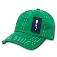 DECKY 111 6-Panel Low Profile Relaxed Contra-Stitch Dad Hat
