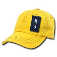 DECKY 111 6-Panel Low Profile Relaxed Contra-Stitch Dad Hat