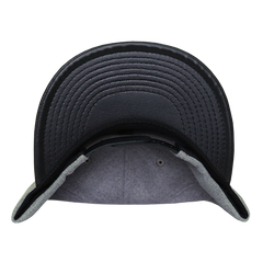 DECKY 1115 6-Panel High Profile Structured Melton Vinyl Snapback Hat