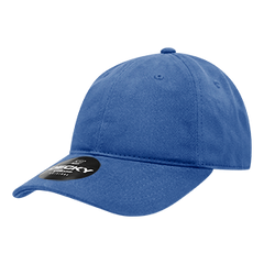 Decky 112 6-Panel Low Profile Relaxed Brushed Cotton Dad Hat, Black