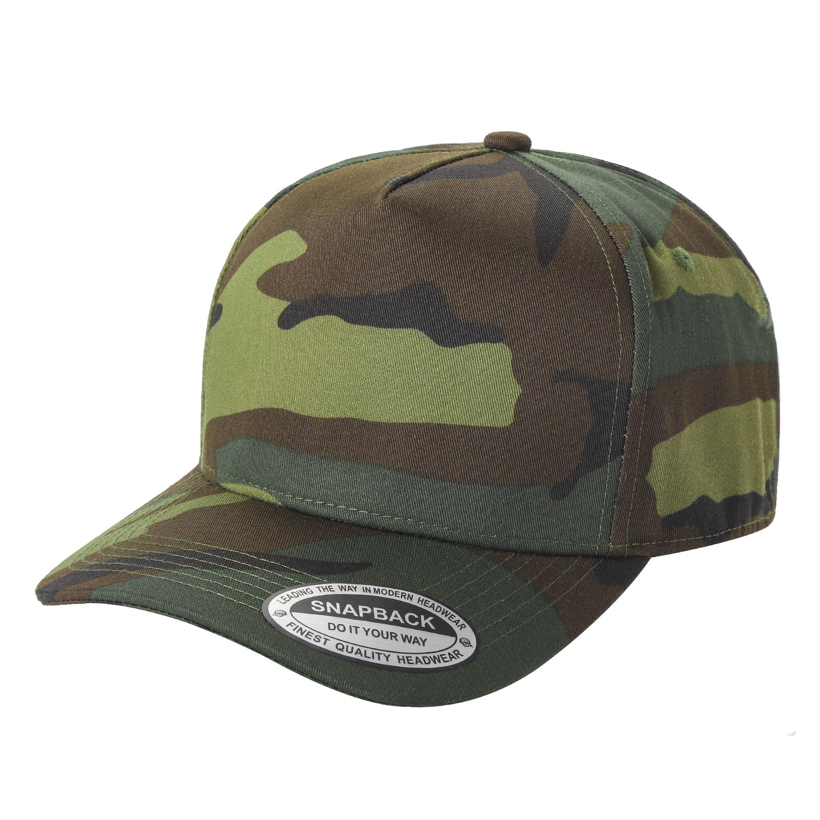 WAYCAP TC 5-Panel Snapback Hat TAN/BLK