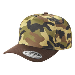 WAYCAP TC 5-Panel Snapback Hat TAN/BLK
