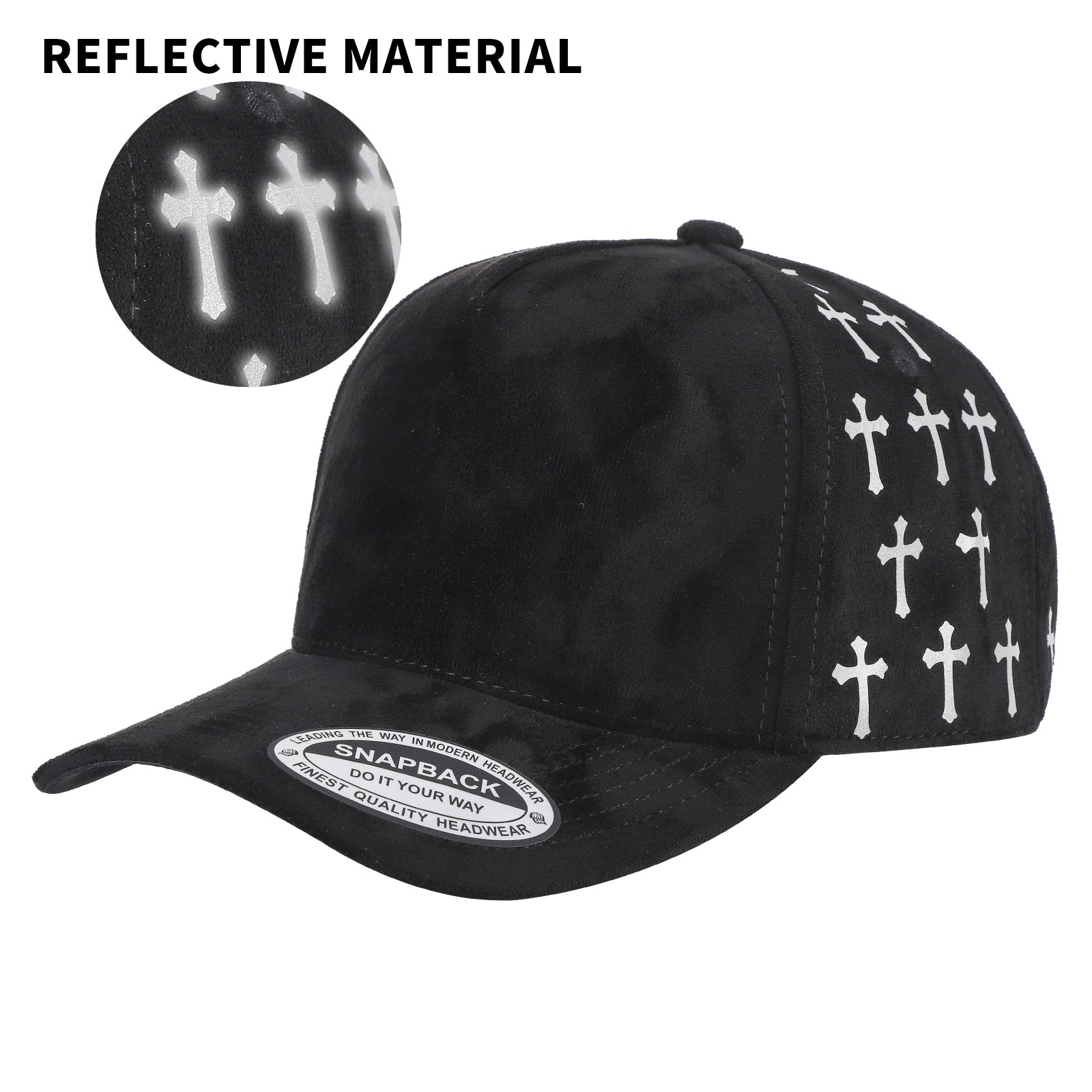 5SSTG - 5 Panel Suede Satin Gilding