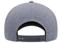 Flex Fit House YP Classics 5-Panel Snapback Cap with Perforations and Braided Rope