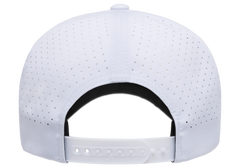 Flex Fit House YP Classics 5-Panel Snapback Cap with Perforations and Braided Rope