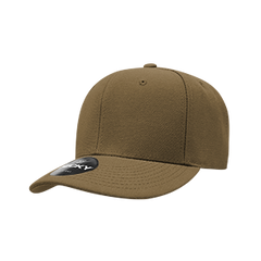 DECKY CLASSIC 206 6-Panel Low Profile Structured Cap | 206-BLK