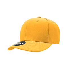 DECKY CLASSIC 206 6-Panel Low Profile Structured Cap | 206-BLK