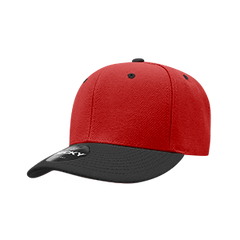 DECKY CLASSIC 206 6-Panel Low Profile Structured Cap | 206-BLK