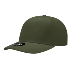 Decky Classic 207 6-Panel Mid Profile Structured Cap, Hook & Loop | 207