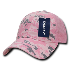 DECKY 225 6-Panel Low Profile Relaxed Camo Trucker Hat