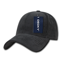 DECKY 231 6-Panel Low Profile Structured Corduroy Cap