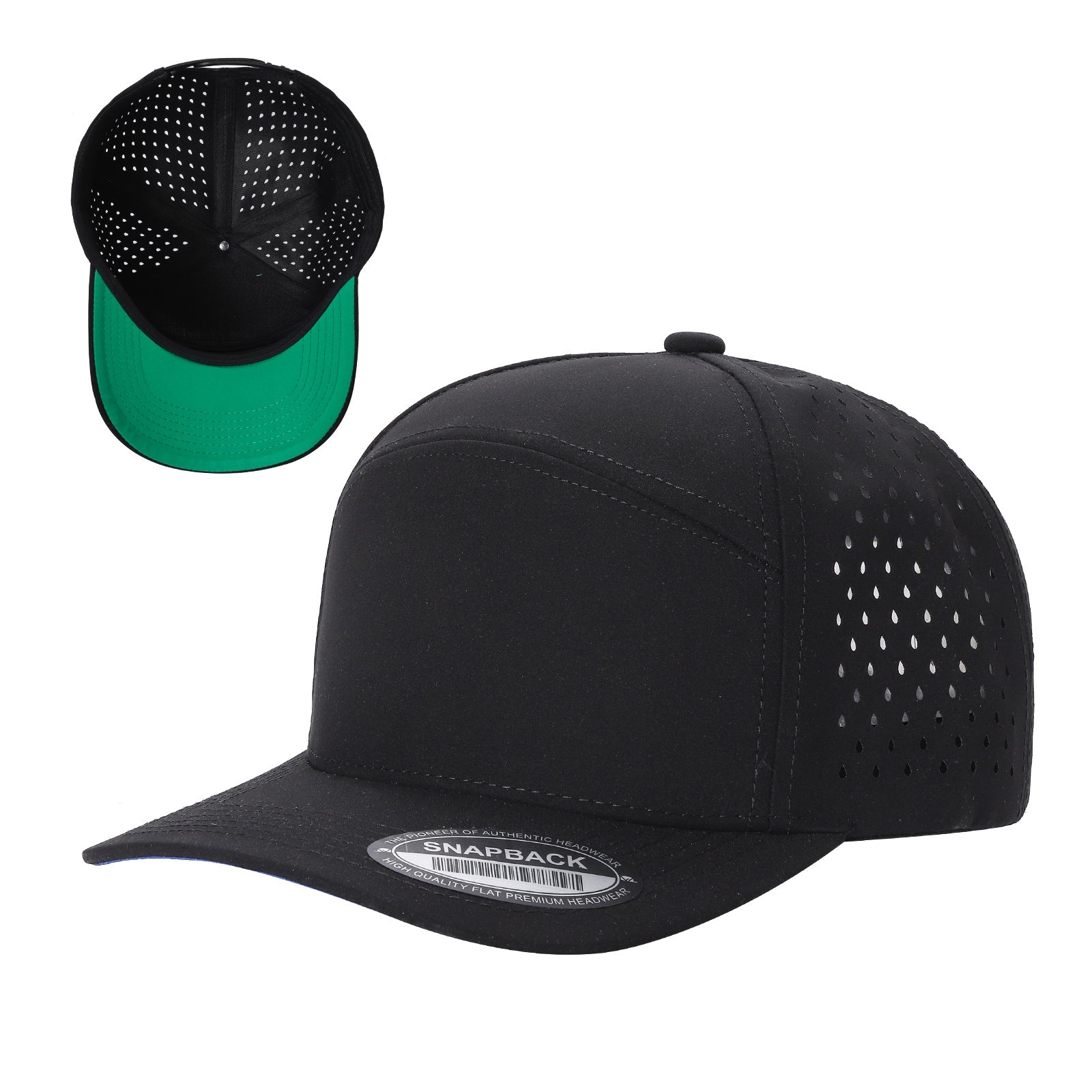 6WP - 6 Panel Laser Vented Hat