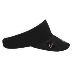 DECKY 3015 High Profile Structured Cotton Visor, Black