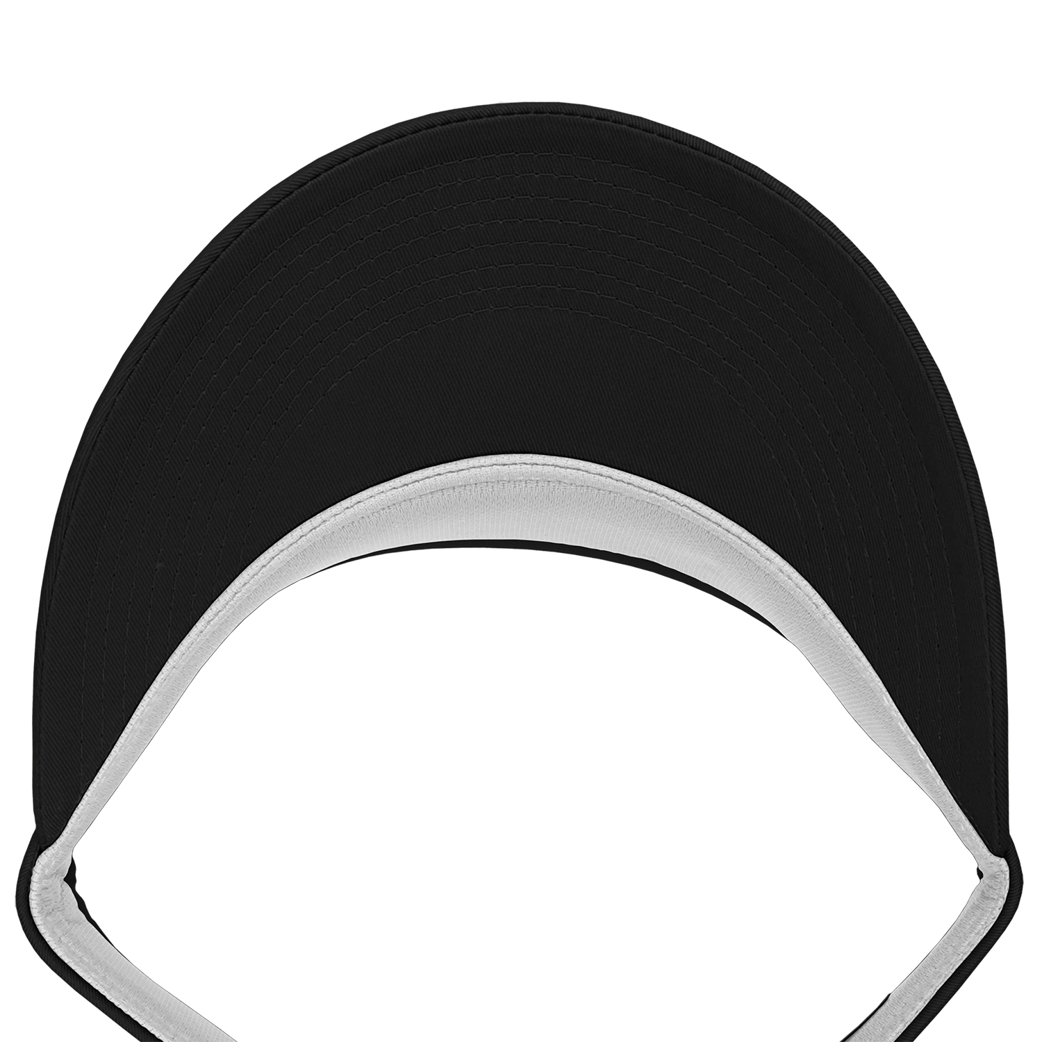 DECKY 3015 High Profile Structured Cotton Visor, Black