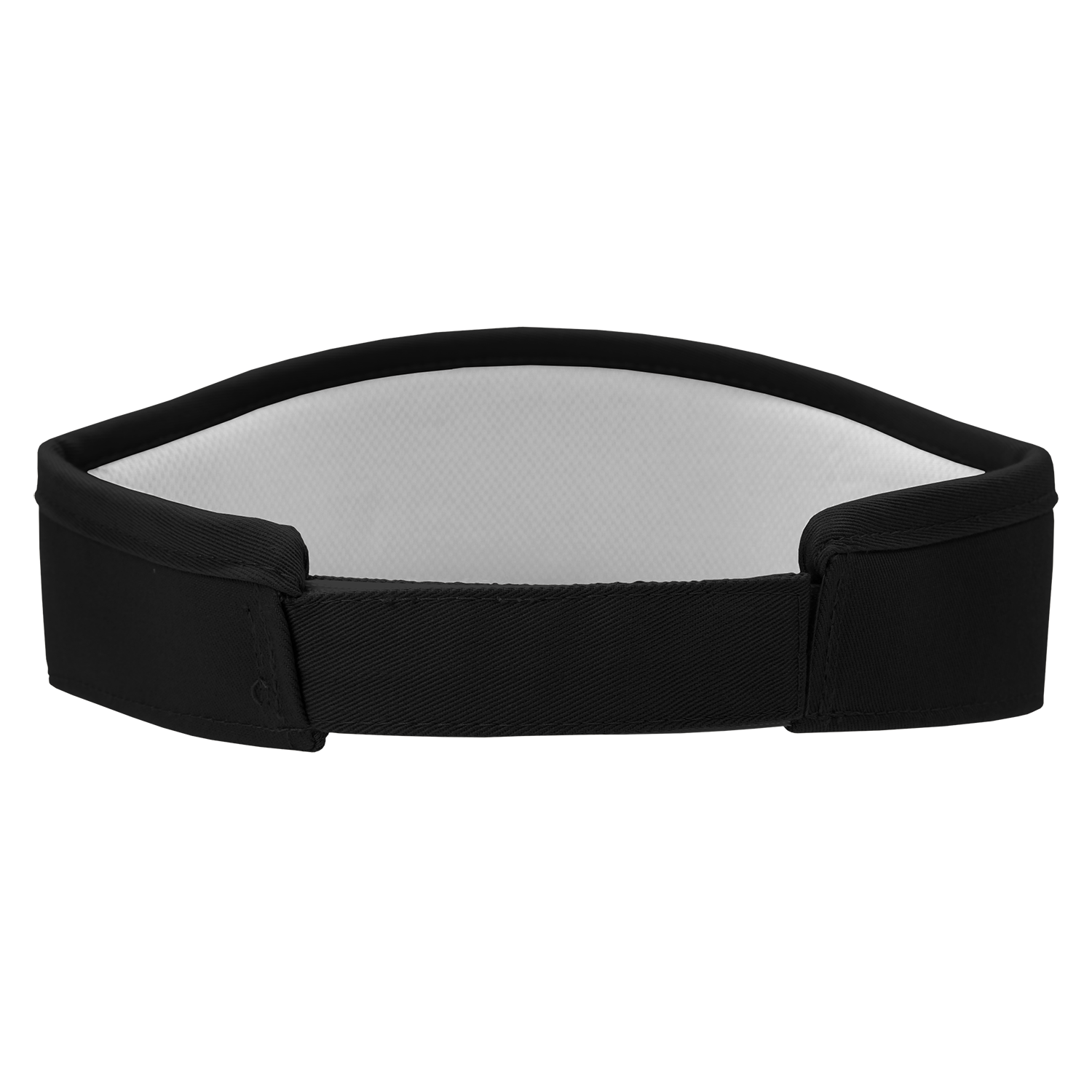 DECKY 3015 High Profile Structured Cotton Visor, Black
