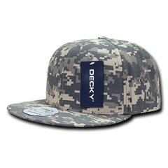 Decky 360 6-Panel High Profile Structured Ripstop Snapback Hat, Acu